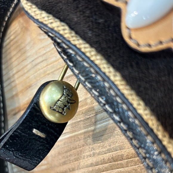 Juicy Couture Brown Shoulder Bag with Flower Accent - Picture 6 of 11